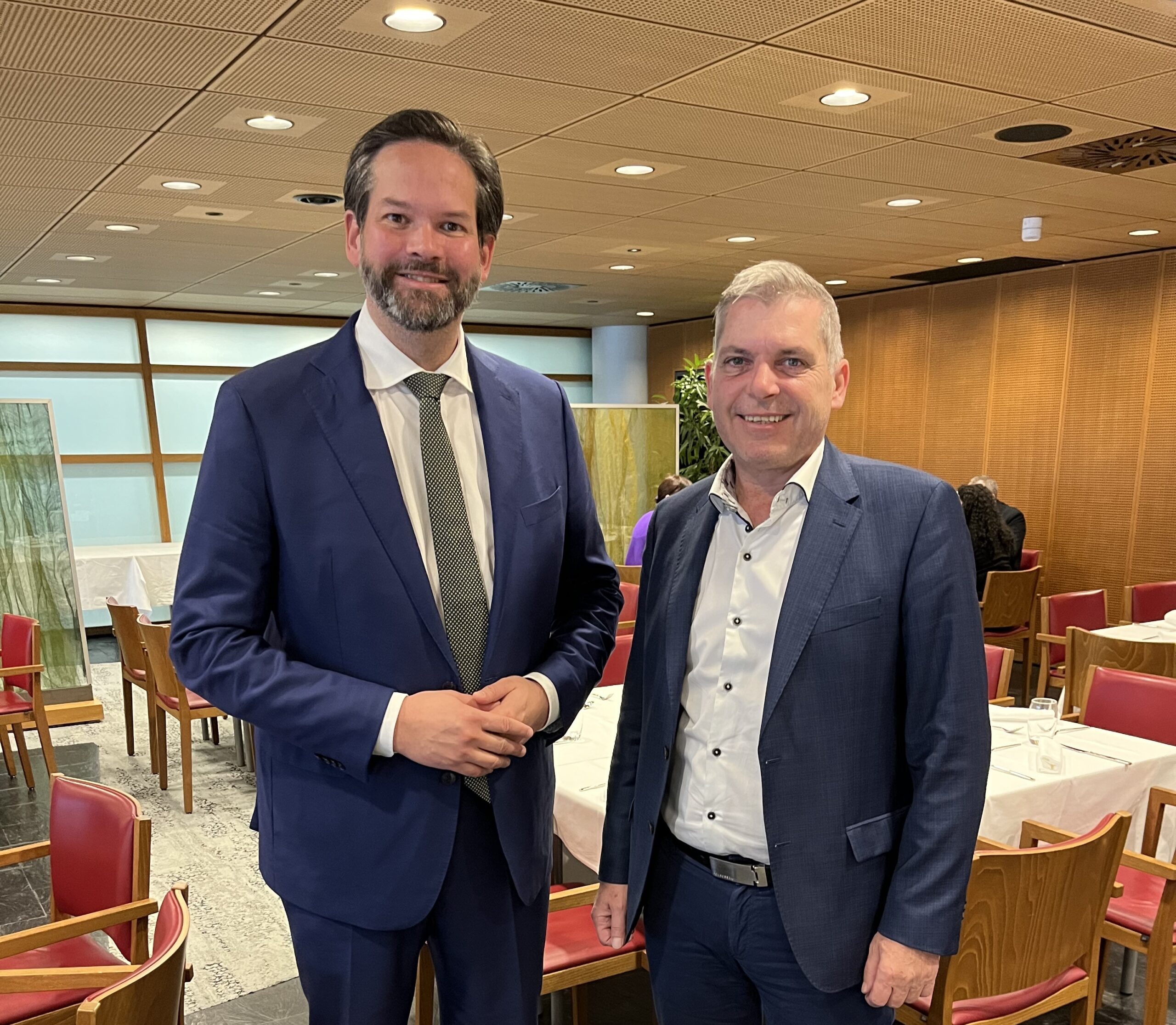 Treffen mit MEP Lukas Mandl im Europäischen Parlament