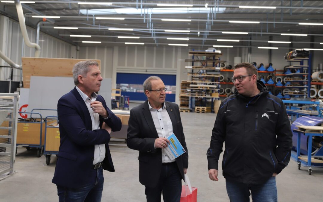 Betriebsbesuch bei der Firma Haberhauer